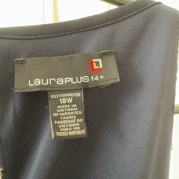 Elegant navy Lace Maxi Dress - Picture 6 of 8